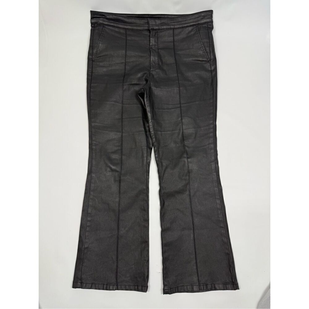B32 - Massimo Dutti Morocco Black Sheen Pant Size 10